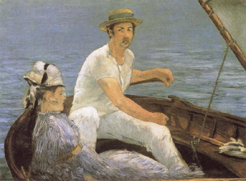 Claude Monet Boating Sweden oil painting art